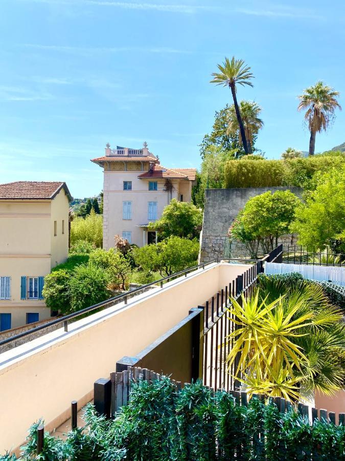 Studio Menton Proche Mer Climatise Wifi Buitenkant foto